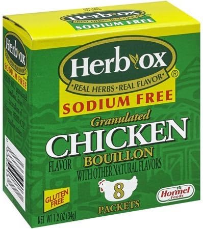 Amazon.com : Herb-Ox Low Sodium Chicken Pockets, 1.2 Oz